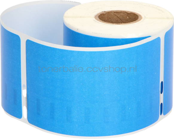 FLWR Dymo 99014 Adreslabel groot 101 mm x 54 mm  blauw