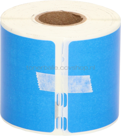 FLWR Dymo 99014 Adreslabel groot 101 mm x 54 mm  blauw