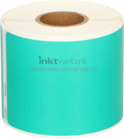 FLWR Dymo 99014 Adreslabel groot 101 mm x 54 mm  groen