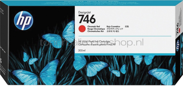 HP 746 Chromatisch rood