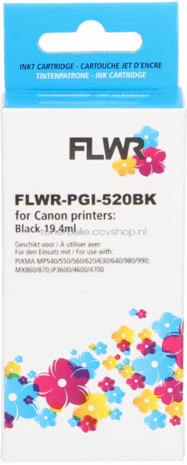 FLWR Canon PGI-520BK zwart