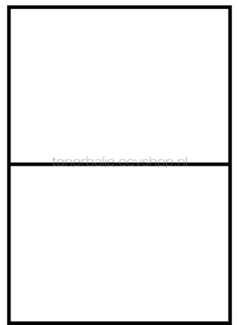 Huismerk FLWR 2 stickers per A4