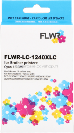FLWR Brother LC-1240XL cyaan