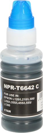 FLWR Epson T6642 cyaan