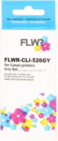 FLWR Canon CLI-526GY grijs