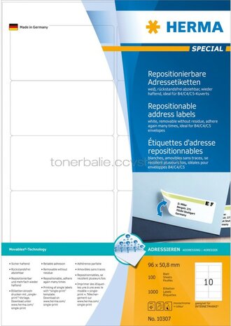 Herma 10307 96x50,8 MM