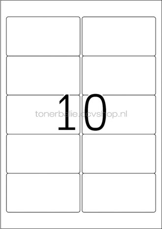 Herma 10307 96x50,8 MM