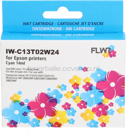FLWR Epson 502XL cyaan