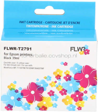 FLWR Epson 27XXL T2791 zwart