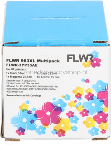 FLWR HP 963XL multipack zwart en kleur
