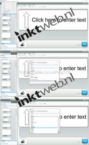 FLWR Dymo 11351 sieraad label 54 mm x 11 mm  wit