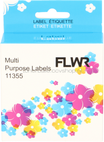 FLWR Dymo 11355 Multi functionele labels  x 51 mm  wit