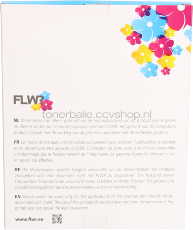 FLWR Brother LC980/1100 Megapack zwart en kleur