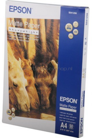 Epson C13S041256 fotopapier Mat | A4 | 167 gr/m&sup2; 1 stuks