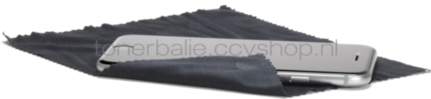 Inktweb.nl microfiber schoonmaakdoekje zwart