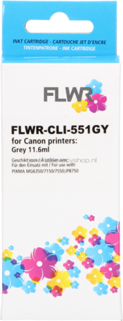 FLWR Canon CLI-551GY grijs