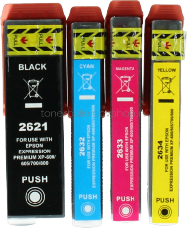 Huismerk Epson 26XL Multipack zwart en kleur