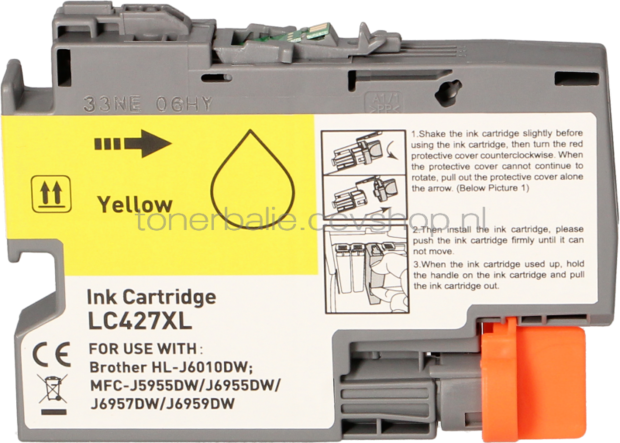 FLWR Brother LC-427XL Multipack zwart en kleur