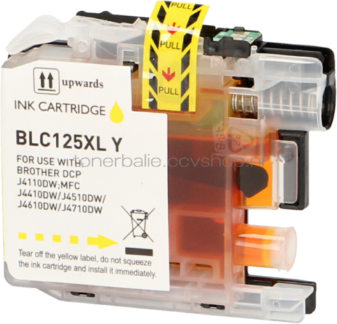 FLWR Brother LC-125XLY geel