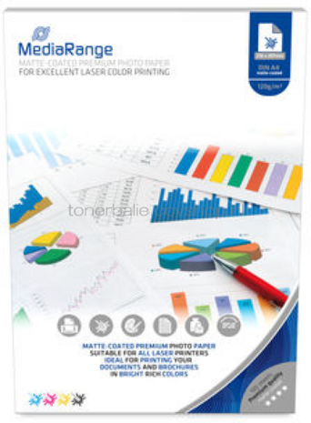 MediaRange Fotopapier Matglans | A4 | 120 gr/m&sup2; 100 stuks