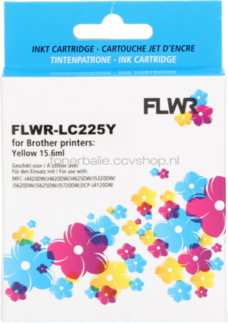 FLWR Brother LC-225XLY geel