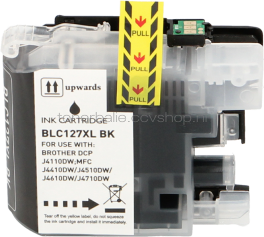 FLWR Brother LC-125XL - LC-127XL 4-pack zwart en kleur