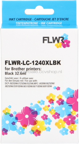 FLWR Brother LC-1240XL zwart
