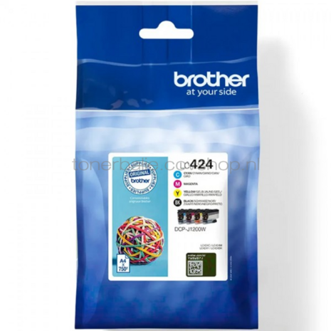 Brother LC-424 4-pack zwart en kleur
