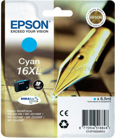 Epson 16XL cyaan
