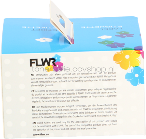 FLWR Dymo 11356 naambadges 41 mm x 89 mm  wit