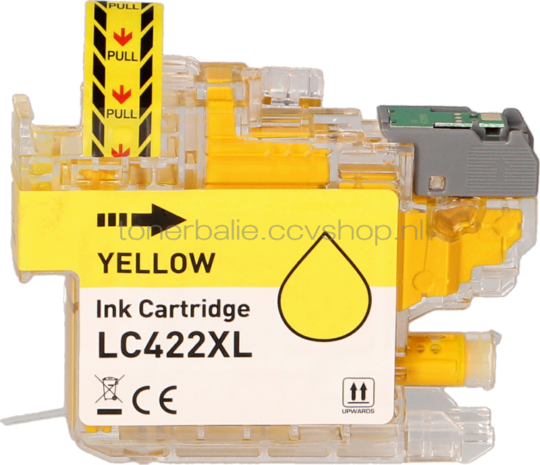 FLWR Brother LC-422XL geel