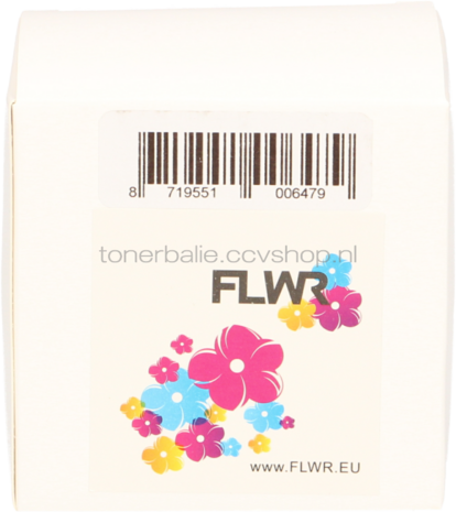 FLWR Dymo 99013 Adreslabel 36 mm x 89 mm  transparant