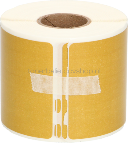 FLWR Dymo 99014 Adreslabel groot 101 mm x 54 mm  goud