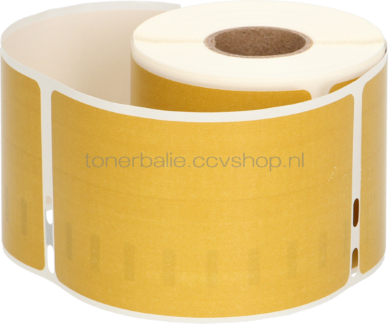 FLWR Dymo 99014 Adreslabel groot 101 mm x 54 mm  goud