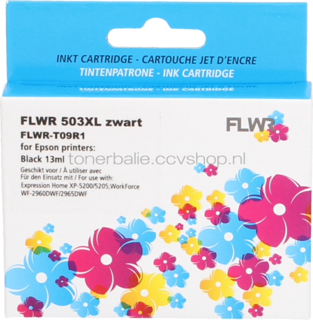 FLWR Epson 503XL zwart