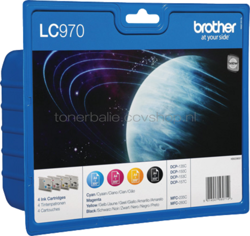Brother LC-970 multipack zwart en kleur