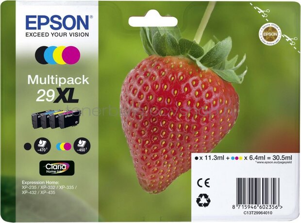 Epson 29XL multipack zwart en kleur
