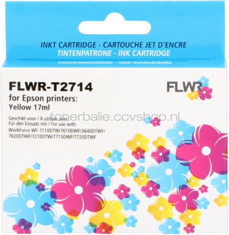 FLWR Epson 27XL T2714 geel