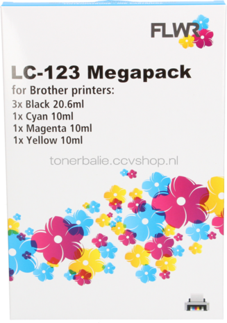 FLWR Brother LC-123 Megapack