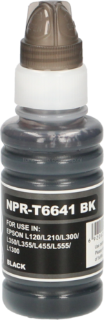 FLWR Epson T6641 zwart