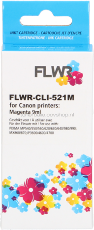 FLWR Canon CLI-521M magenta
