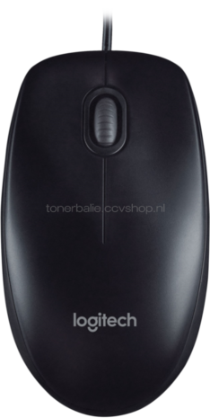 Logitech B100 USB Optical Mouse Black Bus