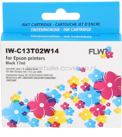 FLWR Epson 502XL zwart