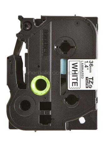 Brother TZE-261 zwart op wit breedte 36 mm