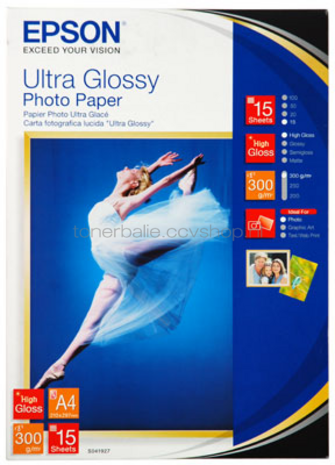 Epson S041927 fotopapier Hoogglans | A4 | 300 gr/m&sup2; 1 stuks