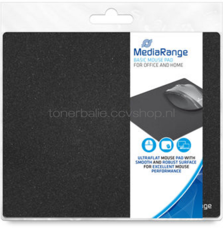 MediaRange Muismat zwart