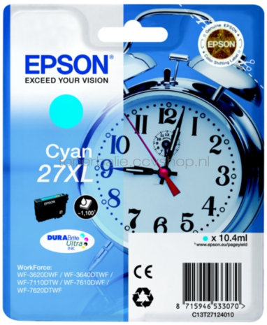 Epson 27XL cyaan