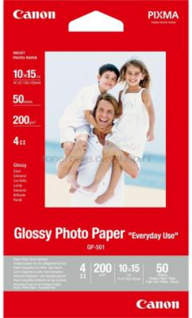 Canon GP-501 Fotopapier Glans | 10x15 | 200 gr/m&sup2; 50 vellen