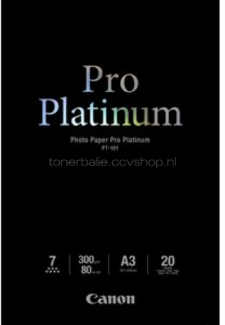 Canon PT-101 Professioneel A3 Fotopapier Platinum