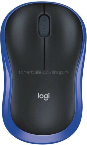Logitech Muis M185 Wireless blauw